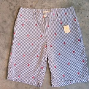 Seersucker Talbots shorts